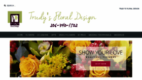 What Trudysflowers.com website looked like in 2017 (6 years ago)