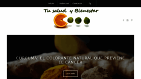 What Tusaludybienestar.es website looked like in 2017 (6 years ago)