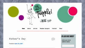 What Thedailyquipple.com website looked like in 2017 (6 years ago)