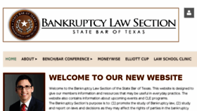 What Txbankruptcylawsection.com website looked like in 2017 (6 years ago)