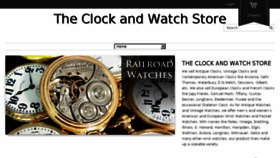 What Theclockandwatchstore.com website looked like in 2017 (7 years ago)