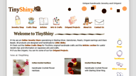 What Tinyshiny.ca website looked like in 2017 (6 years ago)