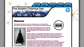 What Themodernchristmastree.com website looked like in 2017 (6 years ago)