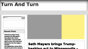 What Turnandturn.com website looked like in 2017 (6 years ago)