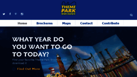 What Themeparkbrochures.net website looked like in 2017 (6 years ago)