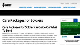 What Thesoldiersfamily.com website looked like in 2017 (6 years ago)