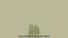What Theconservationlandtrust.org website looked like in 2017 (6 years ago)