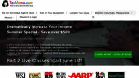 What Taxmama.com website looked like in 2017 (6 years ago)
