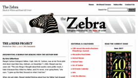 What Thezebra.org website looked like in 2017 (6 years ago)