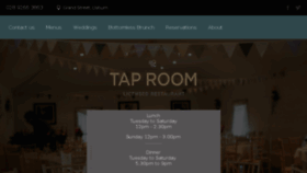 What Taproomhilden.com website looked like in 2017 (6 years ago)