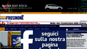 What Tuttofrosinone.com website looked like in 2017 (6 years ago)