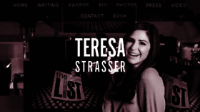 What Teresastrasser.com website looked like in 2017 (6 years ago)