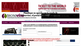 What Tecnovino.com website looked like in 2017 (6 years ago)