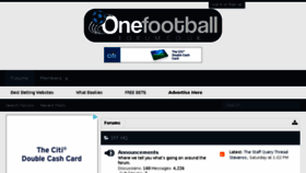 What Thefootballforum.net website looked like in 2017 (9 years ago)