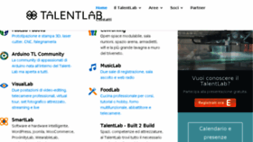 What Talent-lab.it website looked like in 2017 (6 years ago)