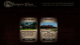 What Thompsonwilsonfh.com website looked like in 2017 (7 years ago)