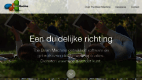 What Thebeanmachine.nl website looked like in 2017 (6 years ago)
