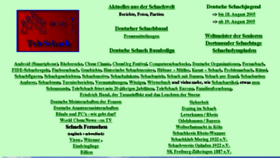 What Teleschach.de website looked like in 2017 (6 years ago)