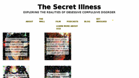 What Thesecretillness.com website looked like in 2017 (6 years ago)