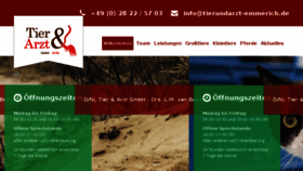What Tierundarzt-emmerich.de website looked like in 2017 (6 years ago)