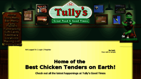 What Tullysgoodtimes.com website looked like in 2017 (6 years ago)