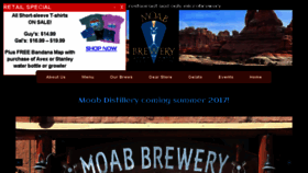 What Themoabbrewery.com website looked like in 2017 (6 years ago)