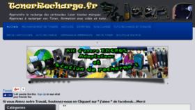 What Tonerrecharge.fr website looked like in 2017 (6 years ago)
