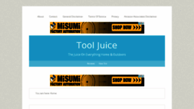 What Tooljuice.com website looked like in 2017 (6 years ago)
