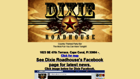 What Thedixie.com website looked like in 2017 (6 years ago)