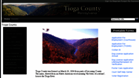 What Tiogacountypa.us website looked like in 2017 (6 years ago)
