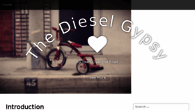 What Thedieselgypsy.com website looked like in 2017 (6 years ago)