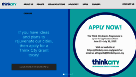 What Thinkcity.com.my website looked like in 2017 (6 years ago)