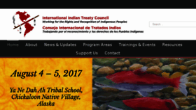 What Treatycouncil.org website looked like in 2017 (6 years ago)