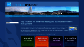 What Teleinvest.com website looked like in 2017 (6 years ago)