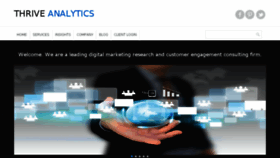 What Thriveanalytics.com website looked like in 2017 (6 years ago)