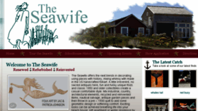 What Theseawife.com website looked like in 2017 (6 years ago)