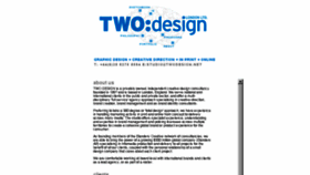 What Twodesign.net website looked like in 2017 (8 years ago)