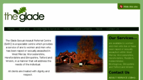 What Theglade.org.uk website looked like in 2017 (6 years ago)
