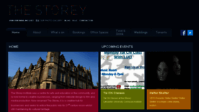 What Thestorey.co.uk website looked like in 2017 (6 years ago)