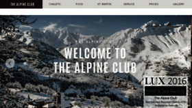 What Thealpineclub.co.uk website looked like in 2017 (6 years ago)