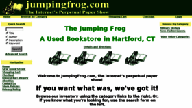What Thejumpingfrog.com website looked like in 2017 (6 years ago)