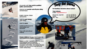 What Tonyskidavos.com website looked like in 2017 (6 years ago)