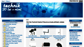 What Technik-kladno.cz website looked like in 2017 (6 years ago)