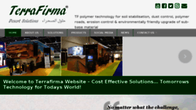 What Terrafirma.biz website looked like in 2017 (6 years ago)