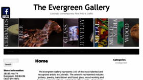 What Theevergreengallery.com website looked like in 2017 (6 years ago)
