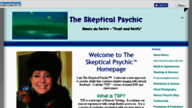 What Theskepticalpsychic.com website looked like in 2017 (6 years ago)