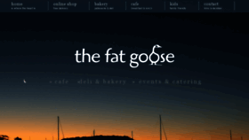 What Thefatgoose.com.au website looked like in 2017 (6 years ago)