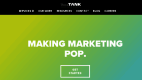 What Thinktankads.com website looked like in 2017 (6 years ago)