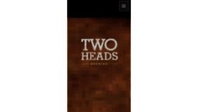 What Twoheadsbrewing.com website looked like in 2017 (6 years ago)