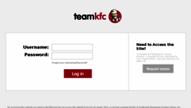 What Teamkfc.com website looked like in 2017 (6 years ago)